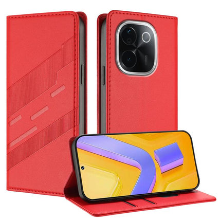 Embossed Multi-functional Wallet Retro Leather Phone Case, For vivo iQOO Z9s Pro 5G India, For vivo Y03 4G Global, For vivo V40 Lite 5G Global