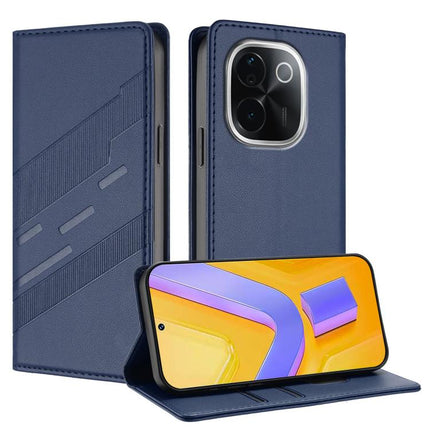 Embossed Multi-functional Wallet Retro Leather Phone Case, For vivo iQOO Z9s Pro 5G India, For vivo Y03 4G Global, For vivo V40 Lite 5G Global
