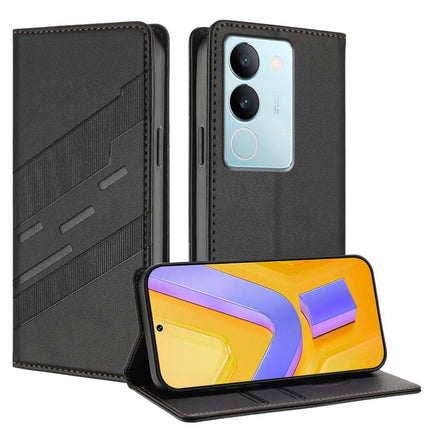 Embossed Multi-functional Wallet Retro Leather Phone Case, For vivo Y78 5G / Y27 5G, For vivo S17 / V29 5G Global, For vivo Y35M+ 5G / Y35+ 5G