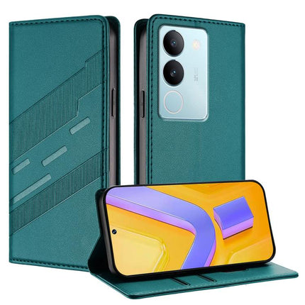 Embossed Multi-functional Wallet Retro Leather Phone Case, For vivo Y78 5G / Y27 5G, For vivo S17 / V29 5G Global, For vivo Y35M+ 5G / Y35+ 5G