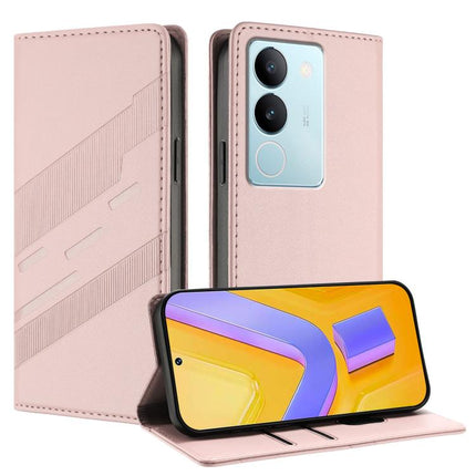 Embossed Multi-functional Wallet Retro Leather Phone Case, For vivo Y78 5G / Y27 5G, For vivo S17 / V29 5G Global, For vivo Y35M+ 5G / Y35+ 5G