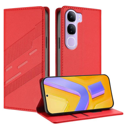 Embossed Multi-functional Wallet Retro Leather Phone Case, For vivo iQOO Z9s Pro 5G India, For vivo Y03 4G Global, For vivo V40 Lite 5G Global