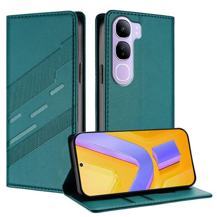 Embossed Multi-functional Wallet Retro Leather Phone Case, For vivo iQOO Z9s Pro 5G India, For vivo Y03 4G Global, For vivo V40 Lite 5G Global