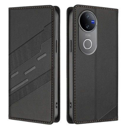 Embossed Multi-functional Wallet Retro Leather Phone Case, For vivo V50 5G Global, For vivo Y19s 4G Global, For vivo Y300 5G Global