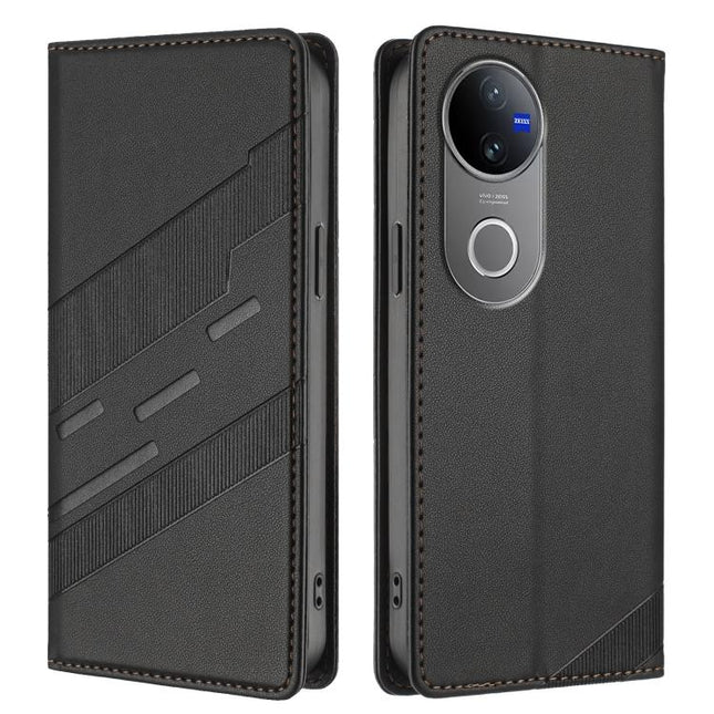 Embossed Multi-functional Wallet Retro Leather Phone Case, For vivo V50 5G Global, For vivo Y19s 4G Global, For vivo Y300 5G Global