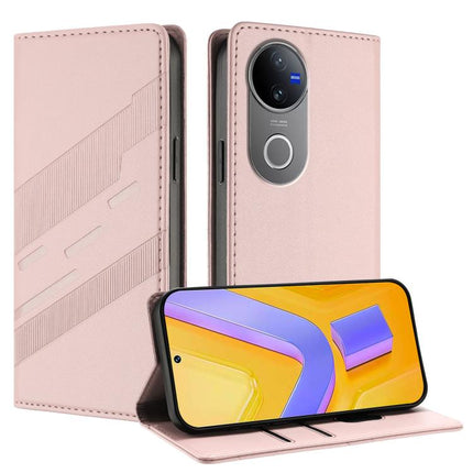 Embossed Multi-functional Wallet Retro Leather Phone Case, For vivo V50 5G Global, For vivo Y19s 4G Global, For vivo Y300 5G Global