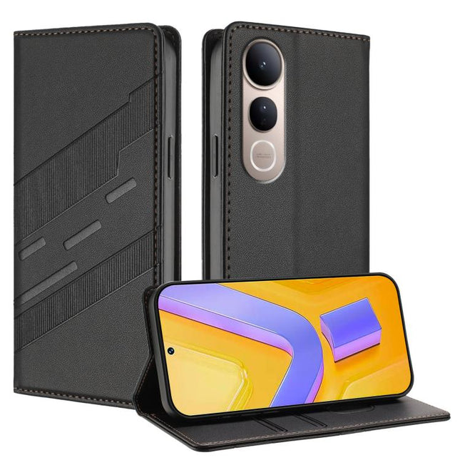 Embossed Multi-functional Wallet Retro Leather Phone Case, For vivo V50 Lite 5G, For vivo Y29s 5G Global, For vivo Y29 4G Global