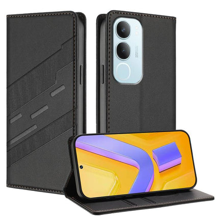 Embossed Multi-functional Wallet Retro Leather Phone Case, For vivo V50 5G Global, For vivo Y19s 4G Global, For vivo Y300 5G Global