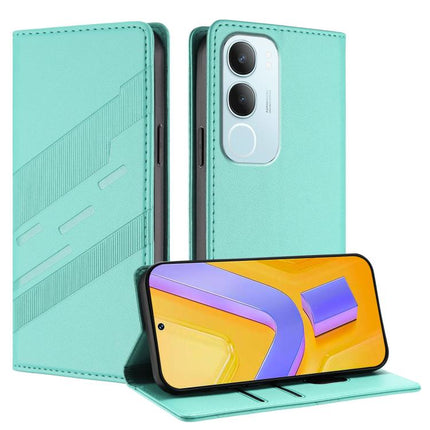 Embossed Multi-functional Wallet Retro Leather Phone Case, For vivo V50 5G Global, For vivo Y19s 4G Global, For vivo Y300 5G Global
