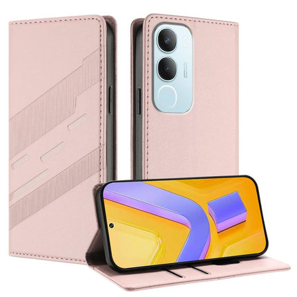 Embossed Multi-functional Wallet Retro Leather Phone Case, For vivo V50 5G Global, For vivo Y19s 4G Global, For vivo Y300 5G Global