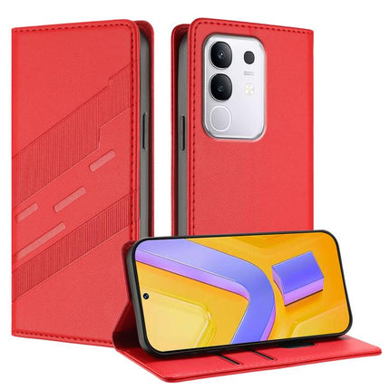 Embossed Multi-functional Wallet Retro Leather Phone Case, For vivo V50 Lite 5G, For vivo Y29s 5G Global, For vivo Y29 4G Global