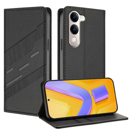 Embossed Multi-functional Wallet Retro Leather Phone Case, For vivo V50 Lite 5G, For vivo Y29s 5G Global, For vivo Y29 4G Global