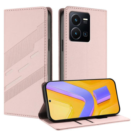 Embossed Multi-functional Wallet Retro Leather Phone Case, For vivo iQOO Neo11 5G, For vivo Y35 4G Global, For vivo Y55s 2023 5G