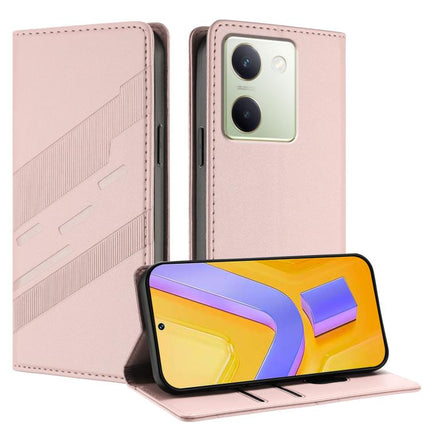 Embossed Multi-functional Wallet Retro Leather Phone Case, For vivo Y100 5G Global, For vivo V27 5G / V27 Pro 5G, For vivo V27e 4G Global