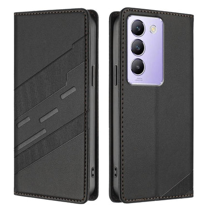 Embossed Multi-functional Wallet Retro Leather Phone Case, For vivo Y200e 5G Global, For vivo V40e 5G India / iQOO Z9s 5G, For vivo V40 5G Global