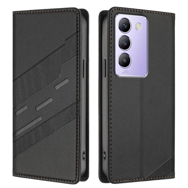Embossed Multi-functional Wallet Retro Leather Phone Case, For vivo Y200e 5G Global, For vivo V40e 5G India / iQOO Z9s 5G, For vivo V40 5G Global