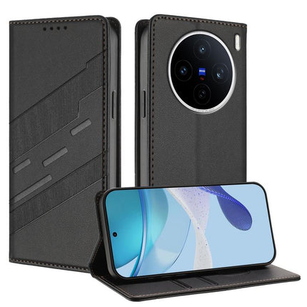 Embossed Multi-functional Wallet Retro Leather Phone Case, For vivo X200s, For vivo X200 Ultra, For vivo Y39 5G