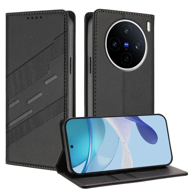Embossed Multi-functional Wallet Retro Leather Phone Case, For vivo X200s, For vivo X200 Ultra, For vivo Y39 5G