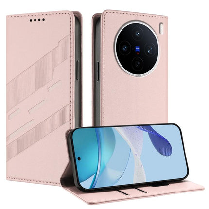 Embossed Multi-functional Wallet Retro Leather Phone Case, For vivo X200s, For vivo X200 Ultra, For vivo Y39 5G