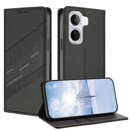 Embossed Multi-functional Wallet Retro Leather Phone Case, For vivo iQOO Neo11 5G, For vivo Y35 4G Global, For vivo Y55s 2023 5G