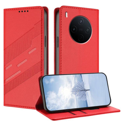 Embossed Multi-functional Wallet Retro Leather Phone Case, For vivo S50 5G, For vivo Y500 Pro 5G, For vivo iQOO 15 5G