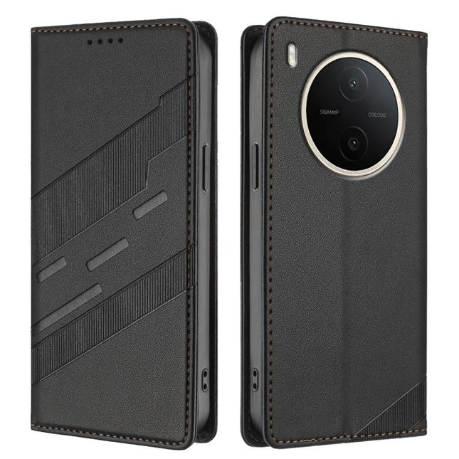 Embossed Multi-functional Wallet Retro Leather Phone Case, For vivo Y600 Pro 5G, For vivo T5 Pro 5G, For vivo X300s 5G