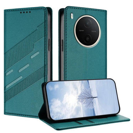 Embossed Multi-functional Wallet Retro Leather Phone Case, For vivo Y600 Pro 5G, For vivo T5 Pro 5G, For vivo X300s 5G