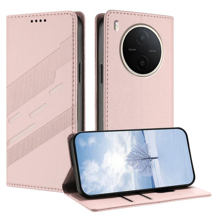 Embossed Multi-functional Wallet Retro Leather Phone Case, For vivo Y600 Pro 5G, For vivo T5 Pro 5G, For vivo X300s 5G
