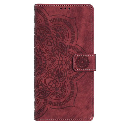 Mandala Embossed Retro Frosted Leather Phone Case, For iPhone 17 Pro Max, For iPhone 17 Pro, For iPhone 17, For iPhone Air