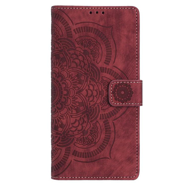 Mandala Embossed Retro Frosted Leather Phone Case, For iPhone 17 Pro Max, For iPhone 17 Pro, For iPhone 17, For iPhone Air