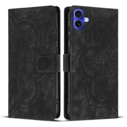 Mandala Embossed Retro Frosted Leather Phone Case, For iPhone 17 Pro Max, For iPhone 17 Pro, For iPhone 17, For iPhone Air