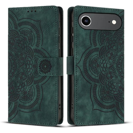 Mandala Embossed Retro Frosted Leather Phone Case, For iPhone 17 Pro Max, For iPhone 17 Pro, For iPhone 17, For iPhone Air