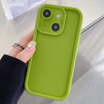Shockproof Frame Frosted Precise Hole TPU Phone Case, For iPhone 15, For iPhone 14 Plus, For iPhone 14