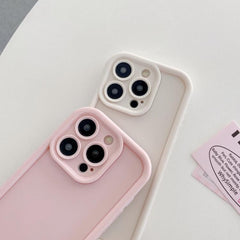 Shockproof Frame Frosted Precise Hole TPU Phone Case