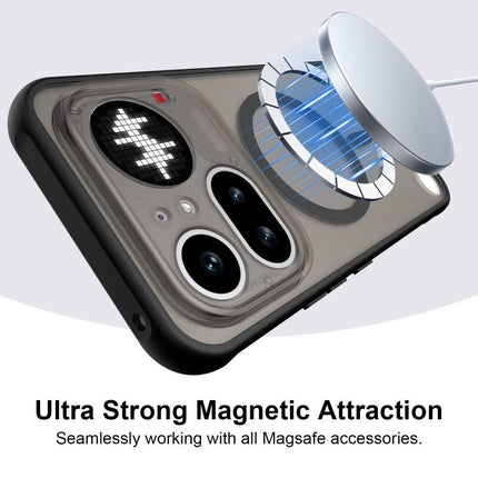 Fan Dun Series TPU Hybrid PC Frosted Magsafe Phone Case, For Nothing Phone 4a Pro, For Nothing Phone 4a, For Nothing Phone 3, For Nothing CMF Phone 2 Pro, For Nothing Phone 3a, For Nothing Phone 3a Pro