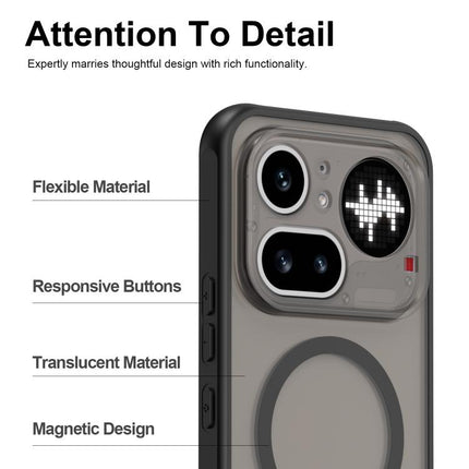 Fan Dun Series TPU Hybrid PC Frosted Magsafe Phone Case, For Nothing Phone 4a Pro, For Nothing Phone 4a, For Nothing Phone 3, For Nothing CMF Phone 2 Pro, For Nothing Phone 3a, For Nothing Phone 3a Pro
