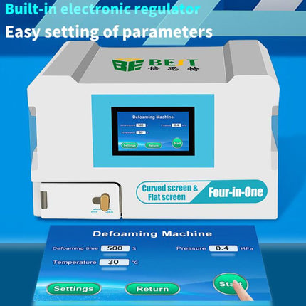 BEST B-528 4 in 1 7 inch Intelligent Laminating and Defoaming Machine Built-in Vacuum Pump, EU Plug, US Plug, UK Plug, AU Plug