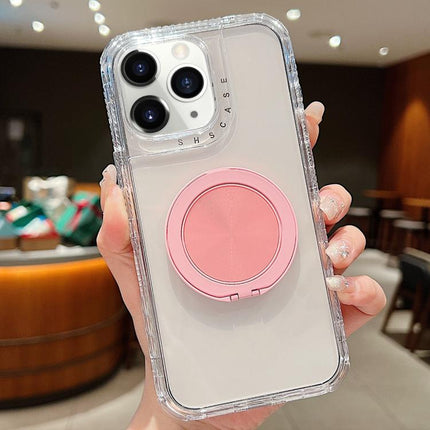 Dreamland Transparent MagSafe Holder Phone Case, For iPhone 12 / 12 Pro, For iPhone 12 Pro Max, For iPhone 11 Pro Max