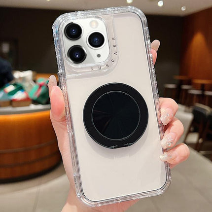 Dreamland Transparent MagSafe Holder Phone Case, For iPhone 12 / 12 Pro, For iPhone 12 Pro Max, For iPhone 11 Pro Max