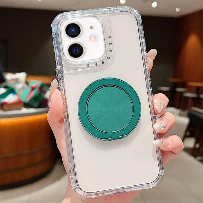 Dreamland Transparent MagSafe Holder Phone Case, For iPhone 12 / 12 Pro, For iPhone 12 Pro Max, For iPhone 11 Pro Max