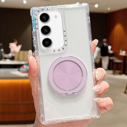 Dreamland Transparent MagSafe Holder Phone Case, For Samsung Galaxy S22 5G, For Samsung Galaxy S21 5G, For Samsung Galaxy S21+ 5G