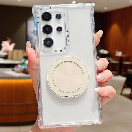 Dreamland Transparent MagSafe Holder Phone Case, For Samsung Galaxy S21 Ultra 5G