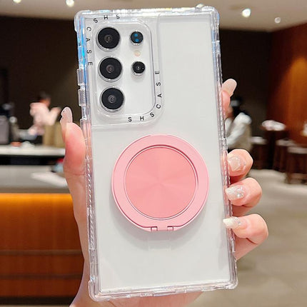 Dreamland Transparent MagSafe Holder Phone Case, For Samsung Galaxy S23 FE 5G, For Samsung Galaxy S23 Ultra 5G, For Samsung Galaxy S23+ 5G