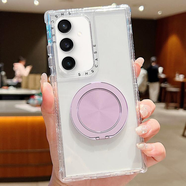 Dreamland Transparent MagSafe Holder Phone Case, For Samsung Galaxy S25 / S24 5G, For Samsung Galaxy S25+ / S24+ 5G, For Samsung Galaxy S25 Ultra / S24 Ultra 5G