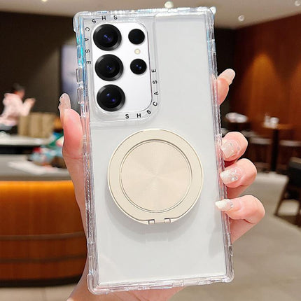 Dreamland Transparent MagSafe Holder Phone Case, For Samsung Galaxy S25 / S24 5G, For Samsung Galaxy S25+ / S24+ 5G, For Samsung Galaxy S25 Ultra / S24 Ultra 5G
