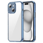 For iPhone 15 Plus / Transparent Blue