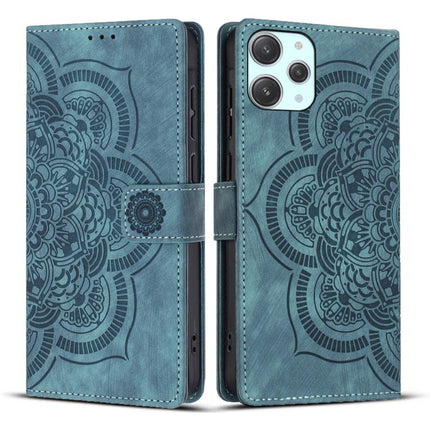 Mandala Embossed Retro Frosted Leather Phone Case, For Xiaomi 14T Pro, For Xiaomi 14T, For Xiaomi Poco M6 Pro 5G / Redmi 12, For Xiaomi 13T / 13T Pro