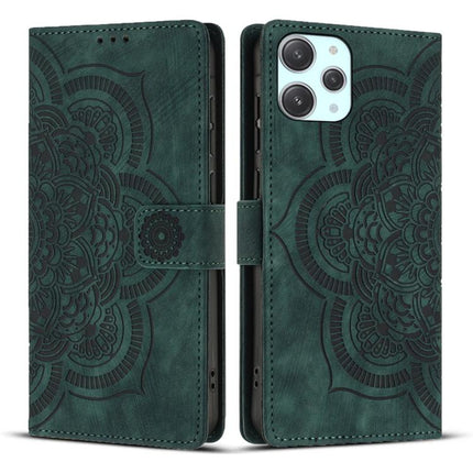 Mandala Embossed Retro Frosted Leather Phone Case, For Xiaomi 14T Pro, For Xiaomi 14T, For Xiaomi Poco M6 Pro 5G / Redmi 12, For Xiaomi 13T / 13T Pro