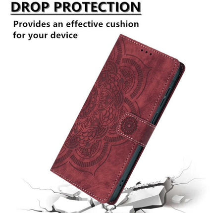 Mandala Embossed Retro Frosted Leather Phone Case, For Xiaomi Poco X5 Pro, For Xiaomi Poco X5 / Redmi Note 12 5G