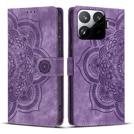 Mandala Embossed Retro Frosted Leather Phone Case, For Xiaomi 17T Pro 5G, For Xiaomi 17T 5G, For Xiaomi 15T Pro 5G, For Xiaomi 15T 5G